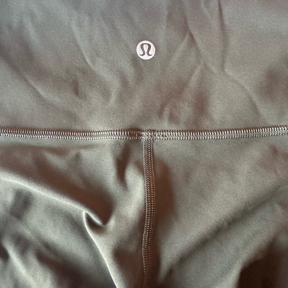Lululemon hunter green leggings in size 8 - Picture 3 of 4